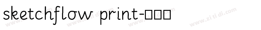 sketchflow print字体转换